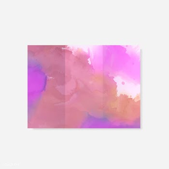 Purple watercolor style banner vector | Free stock vector - 530697