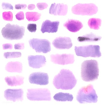 Purple watercolor style banner vector | Free stock vector - 530737
