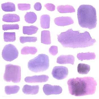 Purple watercolor style banner vector | Free stock vector - 530769