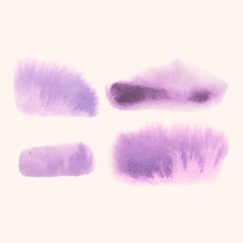 Purple watercolor style banner vector | Free stock vector - 530779