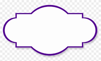 Purple Wedding Borders Clipart - Black And White Shape Clipart