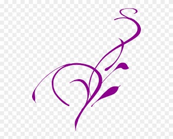 Purple Wedding Clip Art Borders - Vine Clip Art