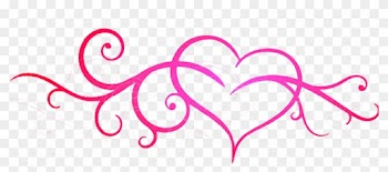 Purple Wedding Heart Clipart Download Purple Wedding - Photoscape Effects Red