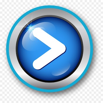Push-button Download - Hand painted blue button 