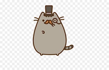 Pusheen Cat - cartoon macaron 