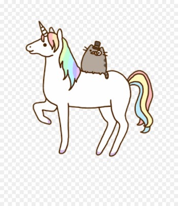 Pusheen Cat Unicorn Desktop Wallpaper - cloud share 