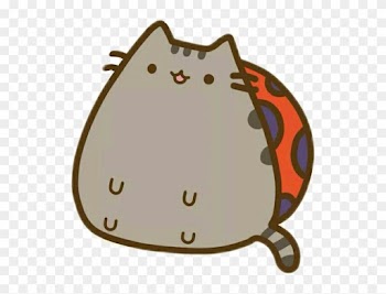 Pusheen Ladybug Bello Puccioso Bug Coccinella Cat Chat - Food Pusheen Gifs