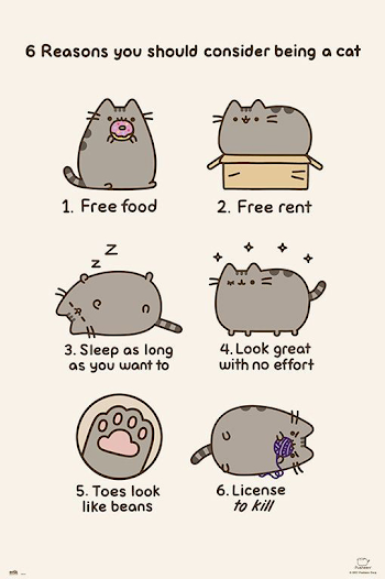 PUSHEEN THE CAT - POSTER / PRINT (6 REASONS YOU SHOULD CONSIDER ...