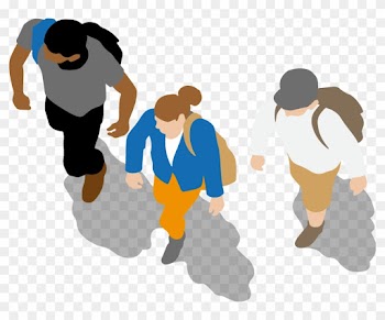 Put Your Best Foot Forward - People Walking Png Cartoon