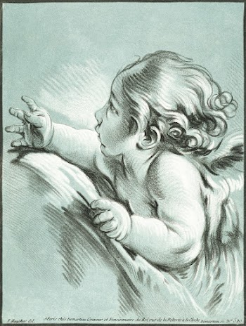 Putto (ca. 1756&ndash;1776) by Gilles Demarteau. Original from The Rijksmuseum. Digitally enhanced by rawpixel.