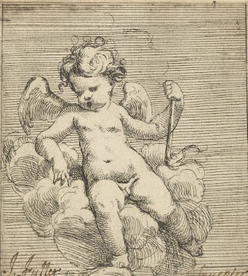 Putto Holding a Torch | Free Photo - rawpixel
