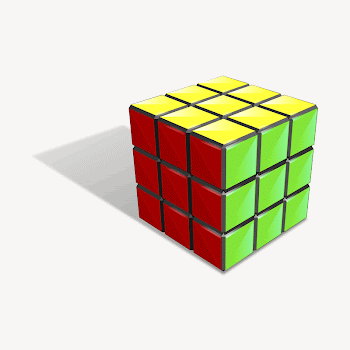 Puzzle cube clipart illustration psd. | Free PSD - rawpixel