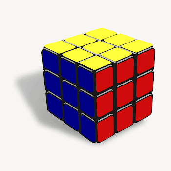 Puzzle cube clipart illustration psd. | Free PSD - rawpixel