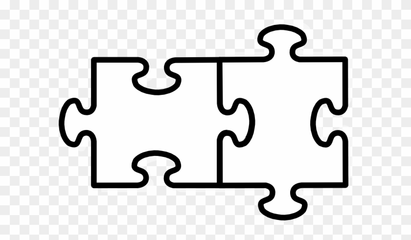 Puzzle Piece Gallery For 3 Jigsaw Clip Art Image - 2 Puzzle Pieces Template