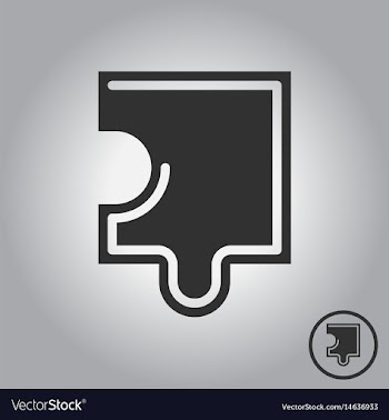Puzzle piece vector image