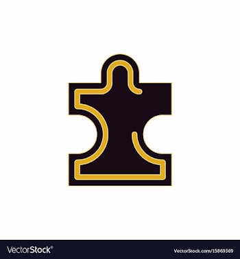Puzzle piece vector image