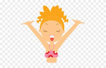 Px, Beach Girl Happy - Beach Girl Cartoon