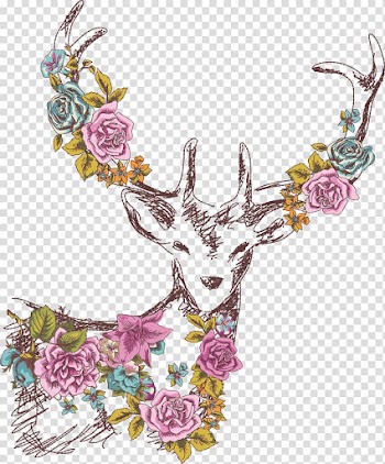Pxe8re Davids deer McDull Cartoon, elk,deer transparent background PNG clipart