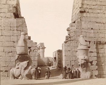 Pylon and Colossi of Ramesses | Free Photo - rawpixel
