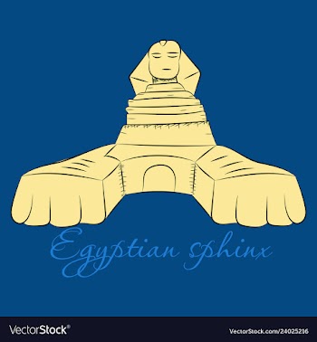 Pyramids in the desert vector image