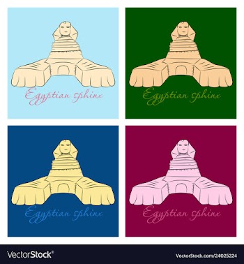 Pyramids in the desert vector image