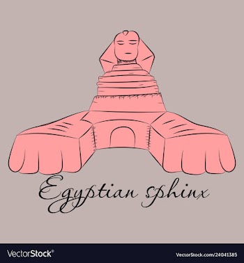 Pyramids in the desert vector image