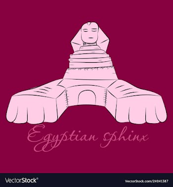 Pyramids in the desert vector image