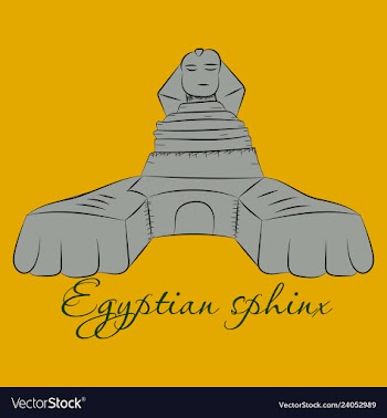 Pyramids in the desert vector image