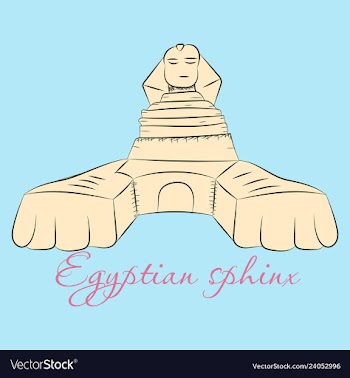 Pyramids in the desert vector image