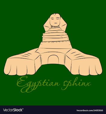 Pyramids in the desert vector image