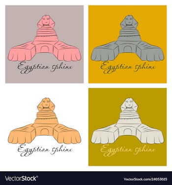 Pyramids in the desert vector image