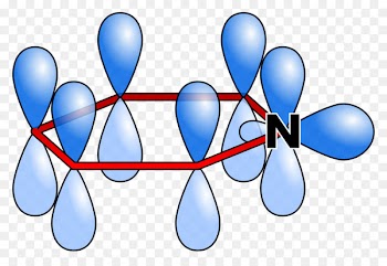 Pyridine Atomic orbital Pyridinium Orbital hybridisation Chemistry - electrons pennant 