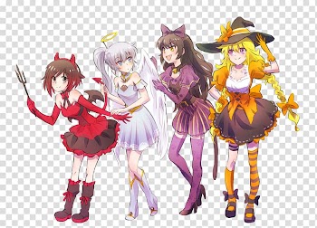 Pyrrha Nikos Blake Belladonna Yang Xiao Long Anime Weiss Schnee, ashen transparent background PNG clipart