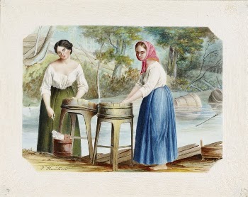 Pyykinpesijät, 1830 - 1899 | Free Photo - rawpixel