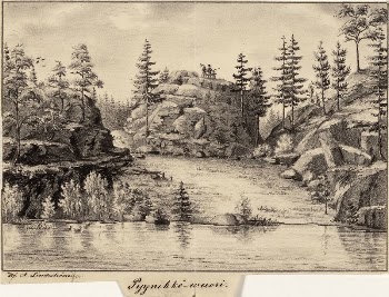 Pyynikinharju ridge, original drawing for finland | Free Photo - rawpixel