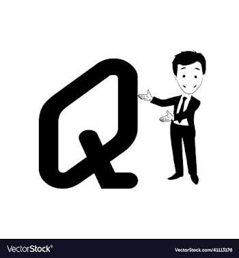 q letter logo template