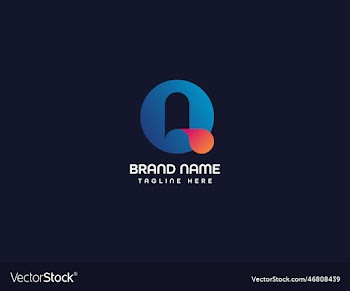 q modern letter logo