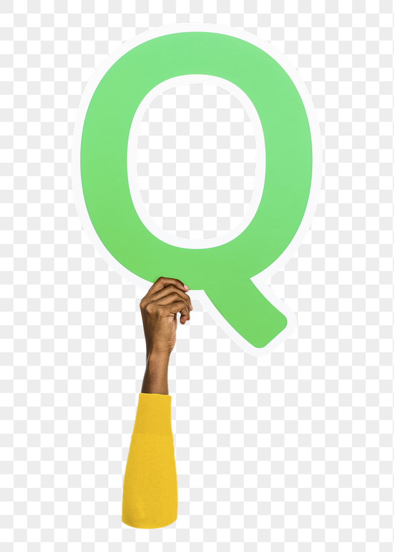 Q png English alphabet, hand | Free PNG - rawpixel