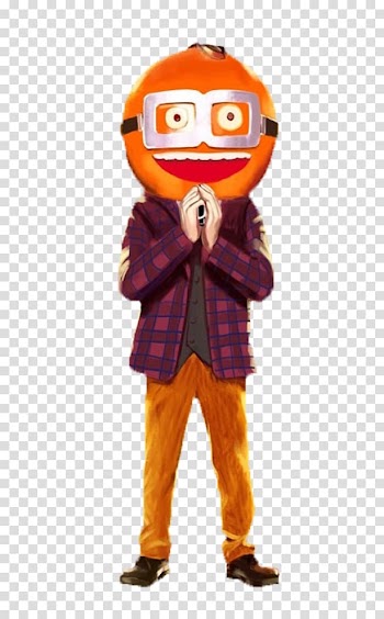 Q-version Vecteur, Q version of pumpkin head Dapeng transparent background PNG clipart