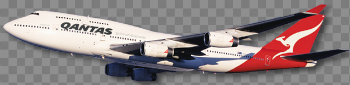 Qantas Plane PNG Picture