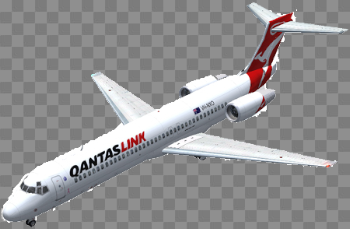Qantas Plane Transparent Image