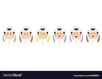qatar avatar with various expression