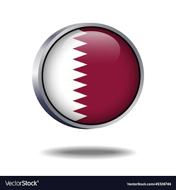 qatar flag button