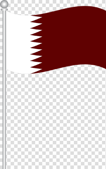 Qatar Flag Transparent Image