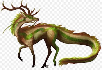 Qilin Deer Dragon Unicorn - creatures 