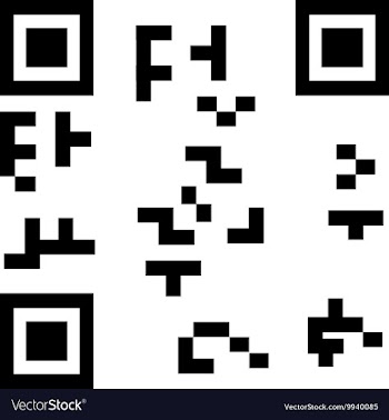 QR code vector image