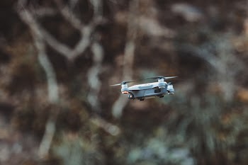 Quadcopter Drone Flying