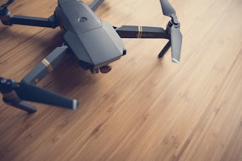 Quadcopter On Wooden Surface