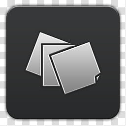 Quadrates Extended, square gray frame illustration with silver application transparent background PNG clipart