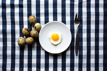 Quail egg for breakfast 